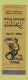 Matchbook Cover - Calypso Room Ferguson's Restaurant Longview WA girlie WEAR