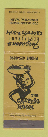 Matchbook Cover - Calypso Room Ferguson's Restaurant Longview WA girlie WEAR