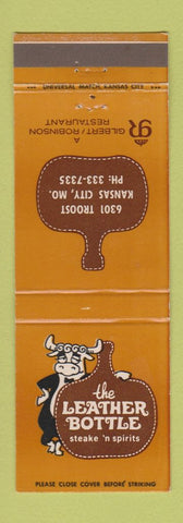 Matchbook Cover - Leather Bottle Steaks Kansas City MO