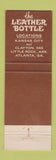 Matchbook Cover - Leather Bottle Steaks Kansas City MO