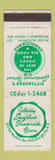 Matchbook Cover - Johnny Laughlin's Shamrock Room Pittsburgh PA