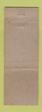 Matchbook Cover - Metcalf Plumbing Heating Streator IL WORN