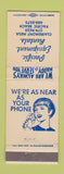Matchbook Cover - Pacific Equipment Rentals Pacific Beach CA Flairemont Mesa