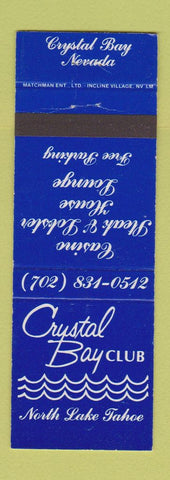 Matchbook Cover - Crystal Bay Club NV