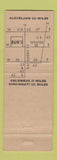 Matchbook Cover - Bun's Restaurant Delaware OH