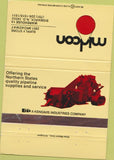 Matchbook Cover - Midcon pipeline supply Bismarck ND 40 Strike