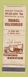 Matchbook Cover - Associated Towing Glendale AZ
