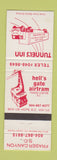 Matchbook Cover - Tunnel's Inn Hell's Gate Airtram Fraser Canyon BC