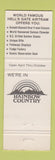 Matchbook Cover - Tunnel's Inn Hell's Gate Airtram Fraser Canyon BC