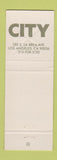 Matchbook Cover - City Los Angeles CA restaurant?