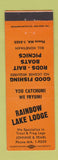 Matchbook Cover - Rainbow Lake Lodge Portland OR