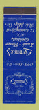 Matchbook Cover - L'ommie's Palo Alto CA restaurant