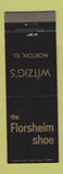 Matchbook Cover - Florsheim Shoes Witzig's Morton IL