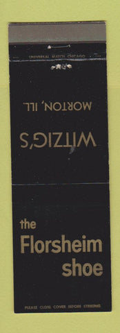 Matchbook Cover - Florsheim Shoes Witzig's Morton IL
