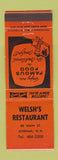Matchbook Cover - Welsh's Restaurant Gorham NH