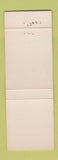 Matchbook Cover - Welsh's Restaurant Gorham NH