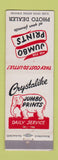 Matchbook Cover - Jump Prints Photo Dealer
