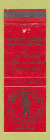 Matchbook Cover - Cavalier Club Salina KS