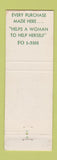 Matchbook Cover - St Louis Woman's Exchange St Louis MO