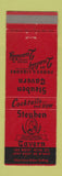 Matchbook Cover - Steuben Tavern New York City