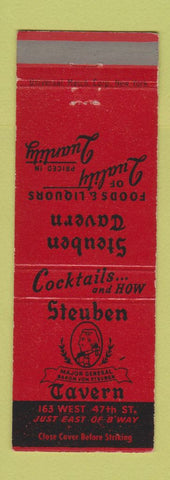 Matchbook Cover - Steuben Tavern New York City