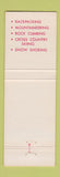 Matchbook Cover - Mountain Shop San Francisco CA climbing gear