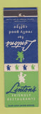 Matchbook Cover - Linton's Restaurants Philadelphia PA