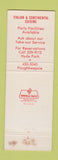 Matchbook Cover - Coppola's Italian Kitchen Hyde Park Poughkeepsie NY