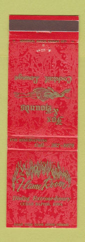 Matchbook Cover - Fox and Hounds Flame Room Cedar Rapids IA