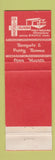 Matchbook Cover - Fox and Hounds Flame Room Cedar Rapids IA