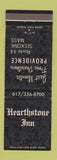 Matchbook Cover - Hearthstone Inn Seekonk MA