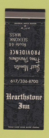 Matchbook Cover - Hearthstone Inn Seekonk MA