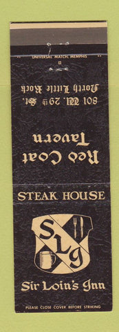 Matchbook Cover - Red Coat Tavern Sir Loan's Inn North Little Rock AR