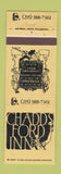 Matchbook Cover - Chadds Ford Inn PA