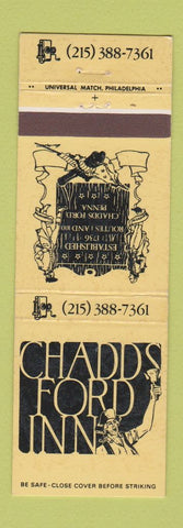 Matchbook Cover - Chadds Ford Inn PA