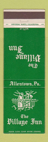 Matchbook Cover - The Village Inn Allentown PA