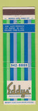 Matchbook Cover - Eddys' Restaurant Kansas City MO
