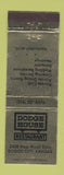 Matchbook Cover - Dodge House Restaurant Dodge City KS