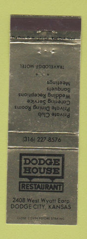 Matchbook Cover - Dodge House Restaurant Dodge City KS