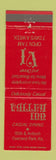 Matchbook Cover - Valley Inn Overland Park KS
