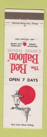 Matchbook Cover - Red Balloon CoffeeHouse
