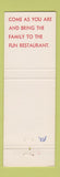 Matchbook Cover - Red Balloon CoffeeHouse