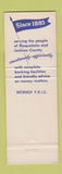 Matchbook Cover - Jackson State Bank Maquoketa IA owl