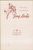 Matchbook Cover - Tony Lama cowboy boots Bowling Green OH 40 Strike