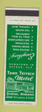 Matchbook Cover - Town Terrace Motel Dothan AL