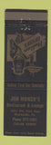Matchbook Cover - Jim Monzo's Italian Restaurant Monroeville PA