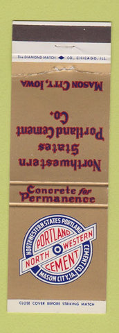 Matchbook Cover - Portland Cement Mason City IA WEAR