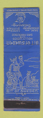 Matchbook Cover - Bit of Sweden Hollywood San Francisco CA WEAR