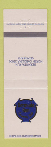 Matchbook Cover - Bermuda Run Country Club Bermuda Run NC