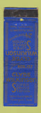 Matchbook Cover - Clyde Wilkinson oil gas Davenport IA WORN